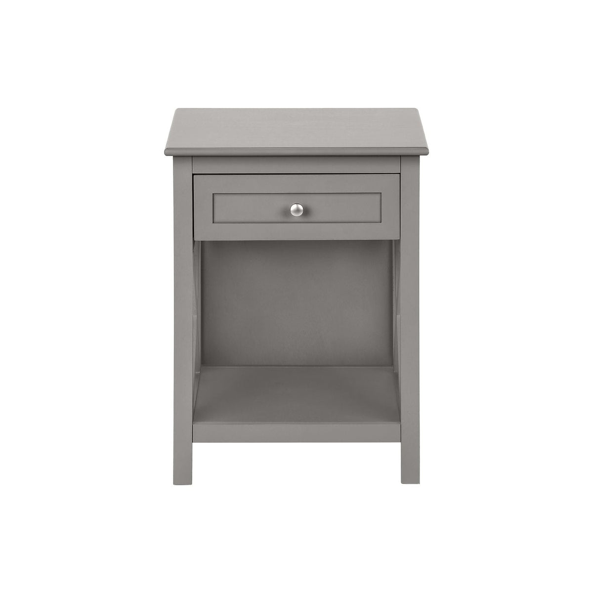 Accent End Table, 2 Tier, Storage Drawer, Transitional Style by Unique Piece Furniture