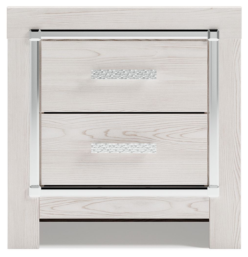 Altyra - Two Drawer Night Stand - White by Unique Piece Furniture