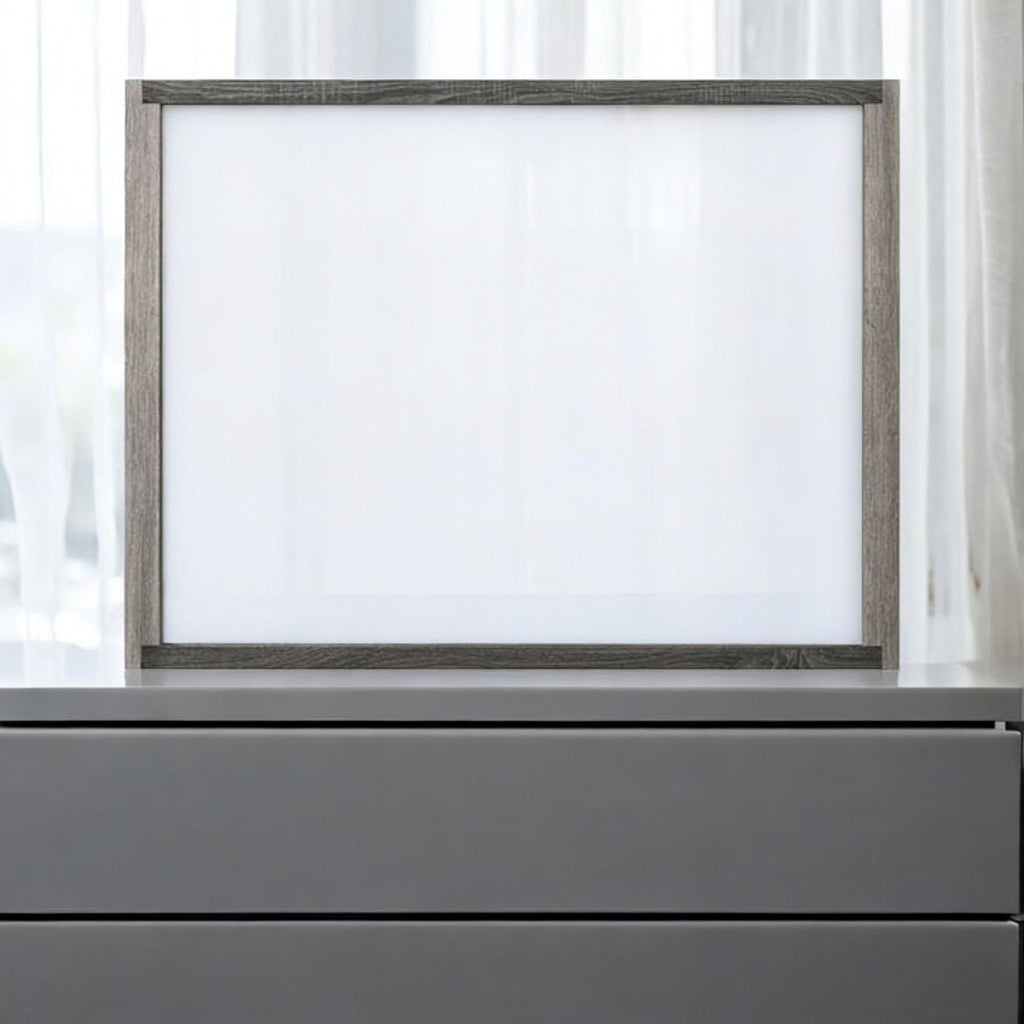 Jehoram - Mirror - Gray by Unique Piece Furniture