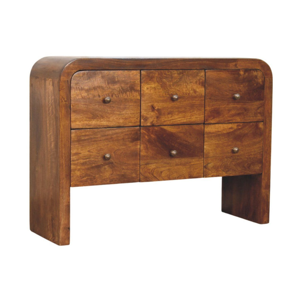Darcy - 3 Over 3 Drawer Chest - Brown by Unique Piece Furniture