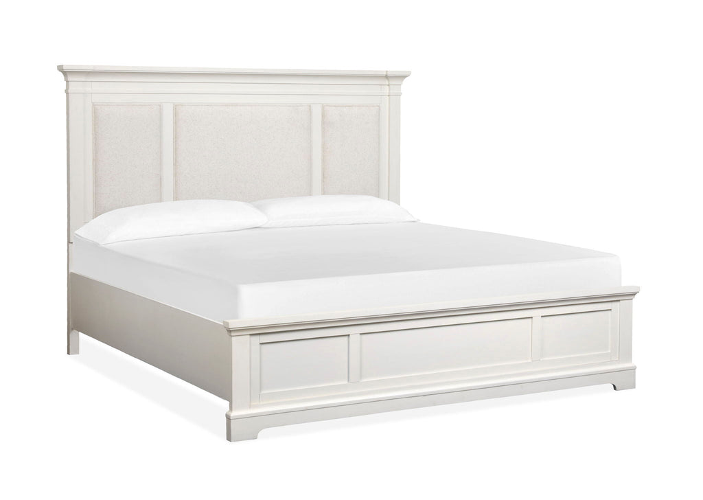 Kingston - Complete Panel Bed With Upholstered Headboard by Unique Piece Furniture