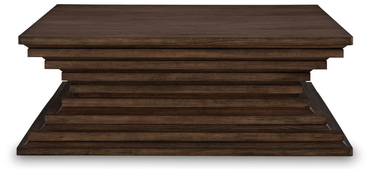 Hannodream - Square Cocktail Table - Warm Brown by Unique Piece Furniture