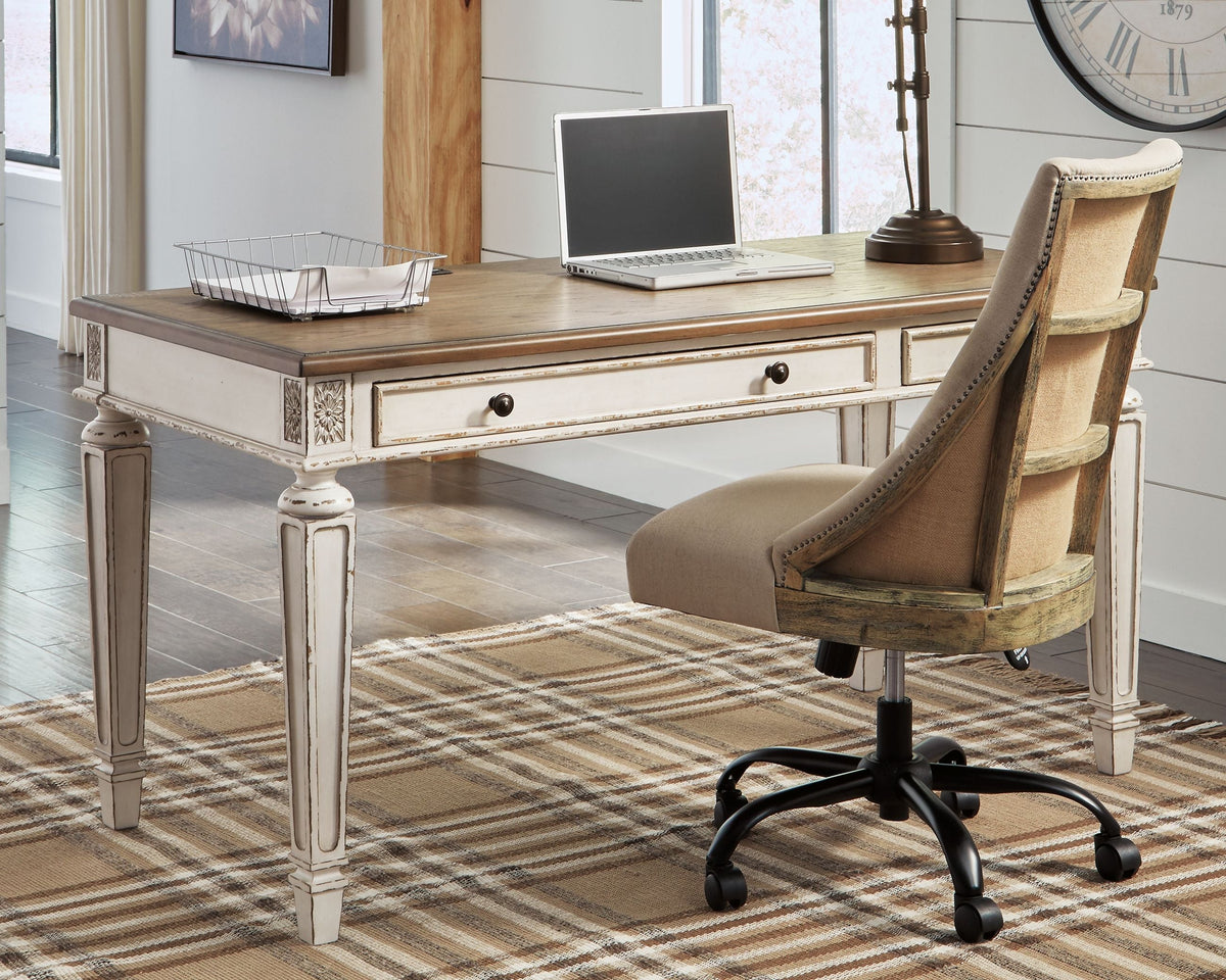Realyn - Home Office Desk - Light Brown by Unique Piece Furniture