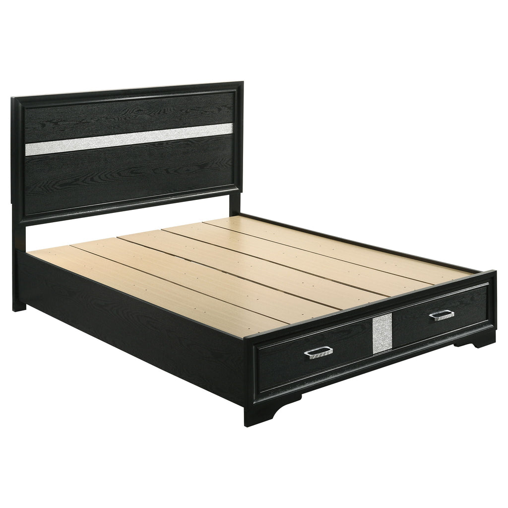 Miranda 4-piece Queen Bedroom Set Black by Unique Piece Furniture