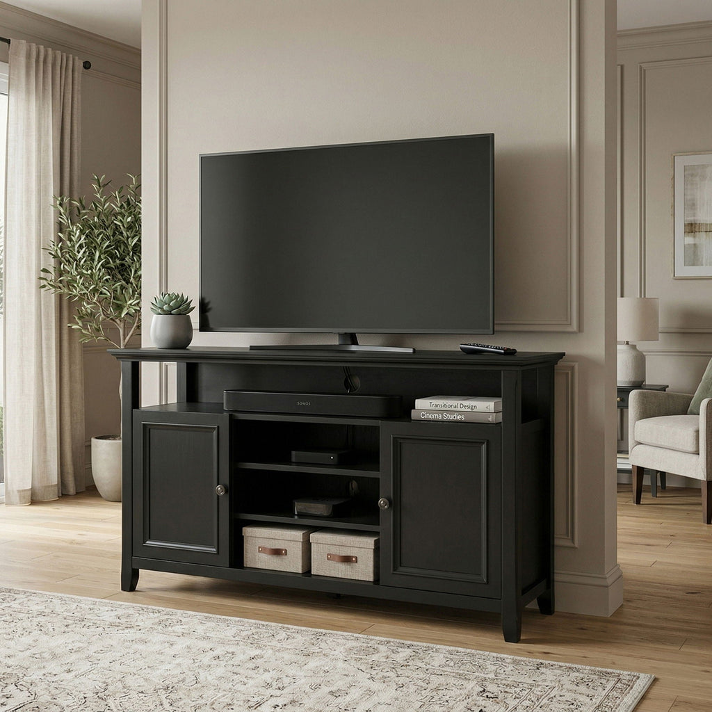 Amherst - TV Media Stand, Handcrafted by Unique Piece Furniture