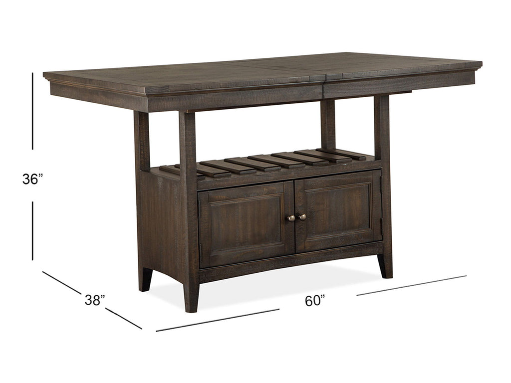 Westley Falls - Counter Table - Graphite by Unique Piece Furniture