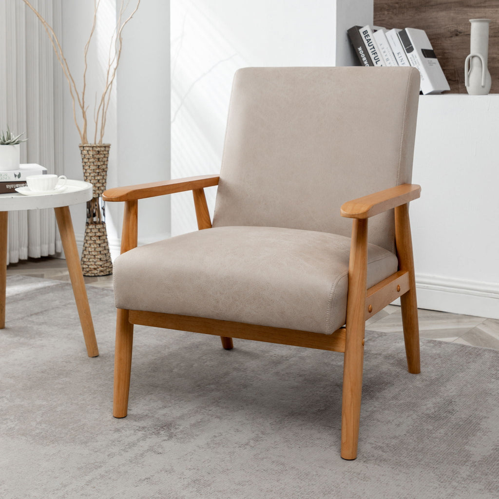 Wide Classic Mid-Century Modern Arm Chair by Unique Piece Furniture