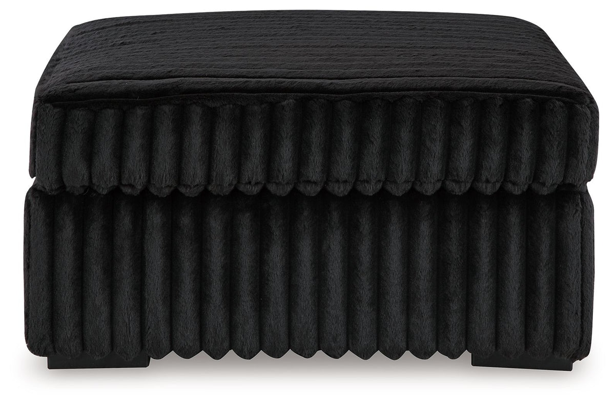 Midnight-Madness - Oversized Accent Ottoman by Unique Piece Furniture