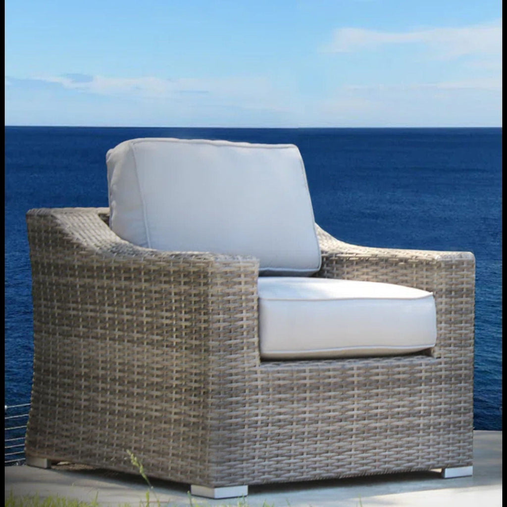 Stylish Sofa Seating Group With Cushions Perfect For Outdoor Gatherings by Unique Piece Furniture