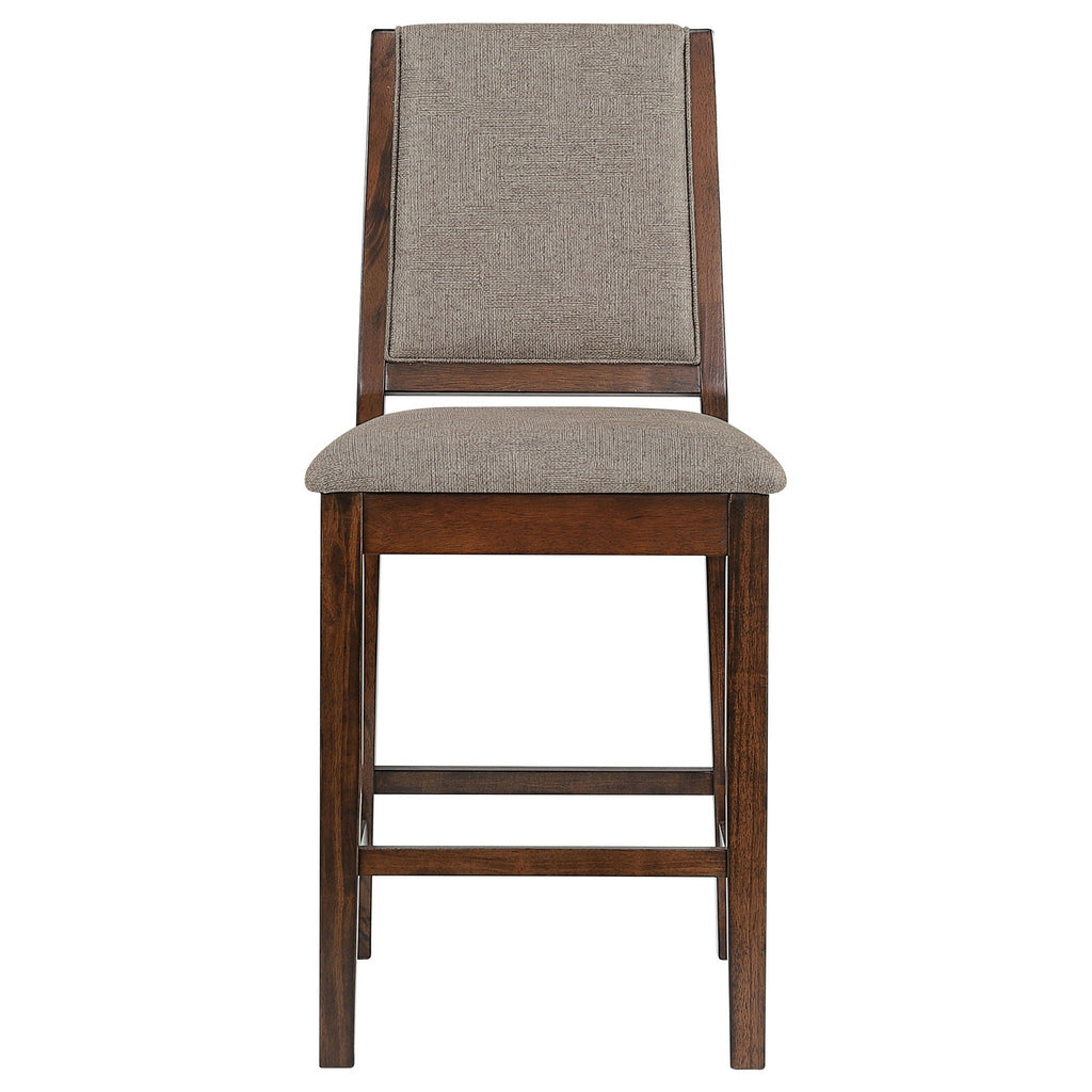 Patterson Upholstered Counter Chair Mango Oak (Set of 2) by Unique Piece Furniture