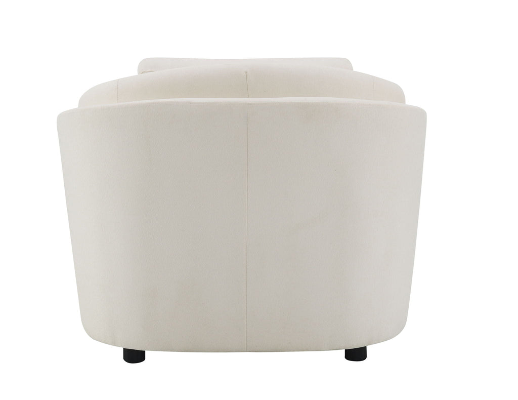 Mariko - Linen 3 Pieces Living Room Set - Beige by Unique Piece Furniture