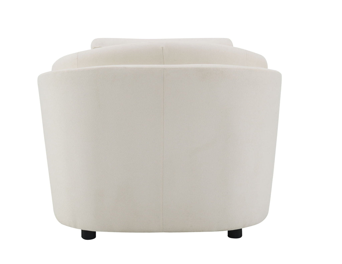Mariko - Linen 3 Pieces Living Room Set - Beige by Unique Piece Furniture
