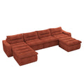 Modern L Shaped Modular Beanbag Sofa, Comfortable Lazy Style, Compression Sponge And Cloth by Unique Piece Furniture