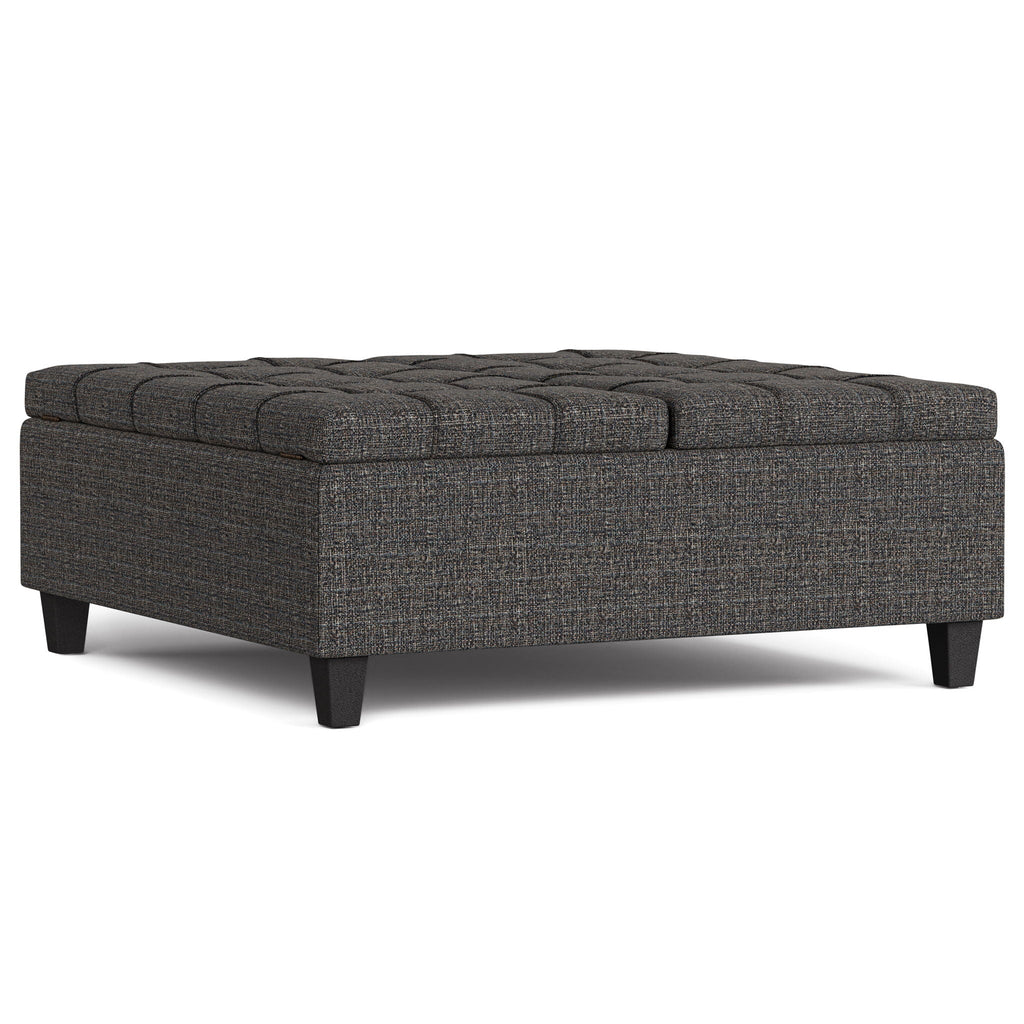 Harrison - Upholstered Coffee Table Storage Ottoman by Unique Piece Furniture