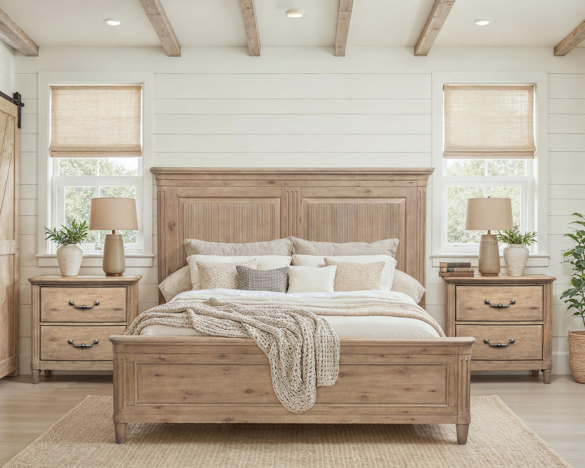 Harmony Heights - Complete Panel Bed by Unique Piece Furniture