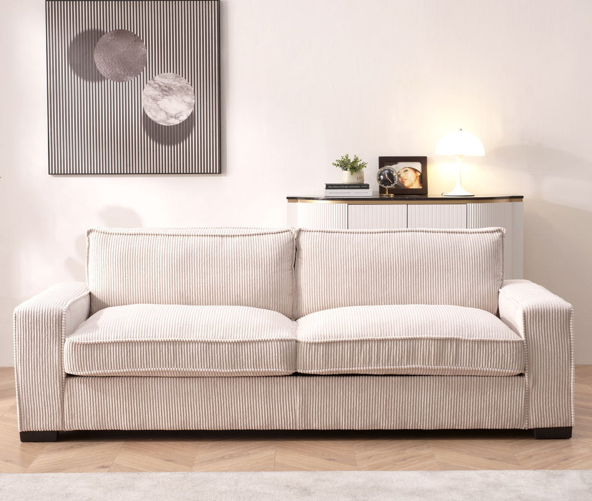 Luxe - Sofa With Sleek Design, Spacious And Comfortable 3 Seater Couch by Unique Piece Furniture