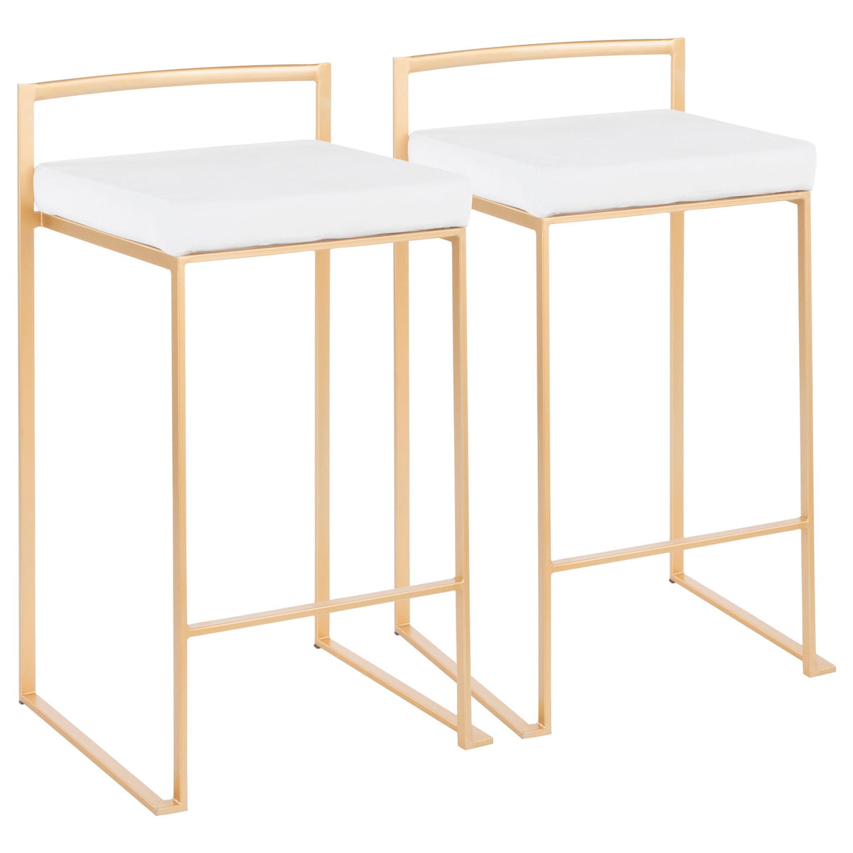 Fuji - Contemporary / Glam Design Counter Stool (Set of 2) by Unique Piece Furniture