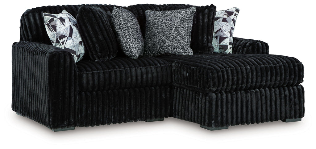 Midnight-Madness - Sectional - Onyx by Unique Piece Furniture