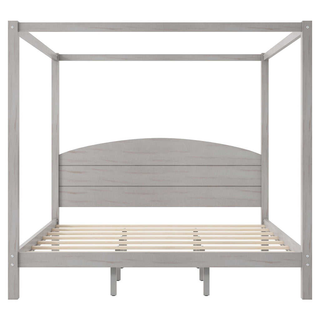 anopy Platform Bed With Headboard And Support Legs by Unique Piece Furniture
