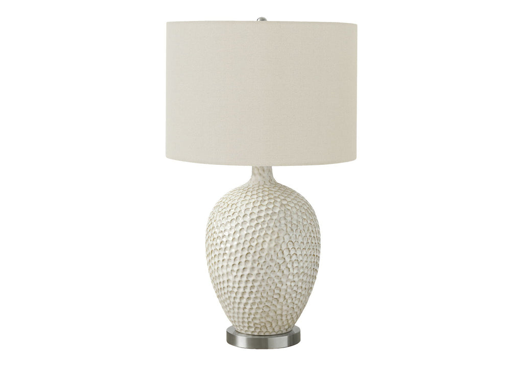 Lighting, Table Lamp, Ceramic, Contemporary - Cream by Unique Piece Furniture