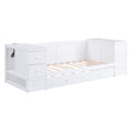 Daybed With Storage Arms, Trundle And Charging Station by Unique Piece Furniture