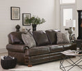 Roberto - Leather Sofa - Cocoa by Unique Piece Furniture