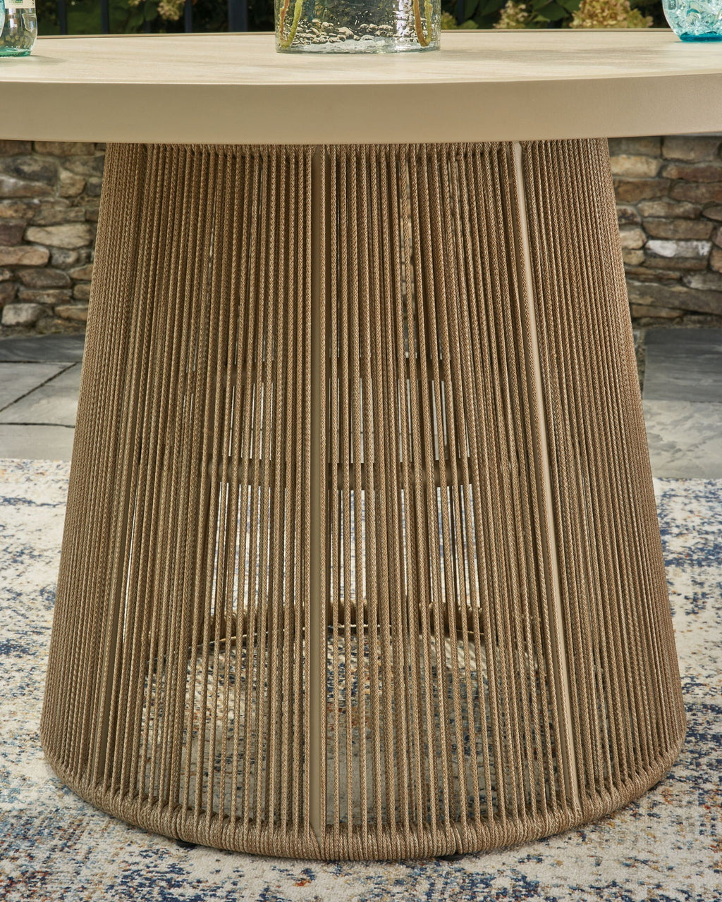 Orchard Beach - Outdoor Dining Table - Beige by Unique Piece Furniture