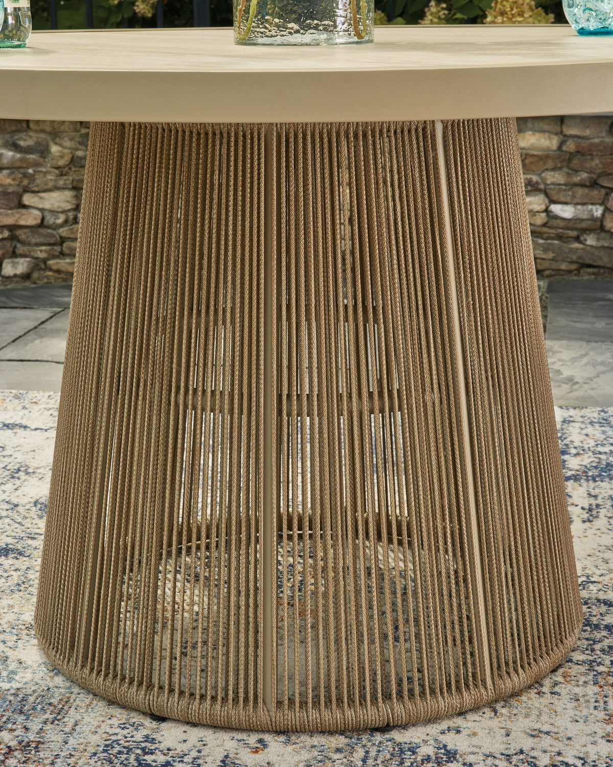 Orchard Beach - Outdoor Dining Table - Beige by Unique Piece Furniture