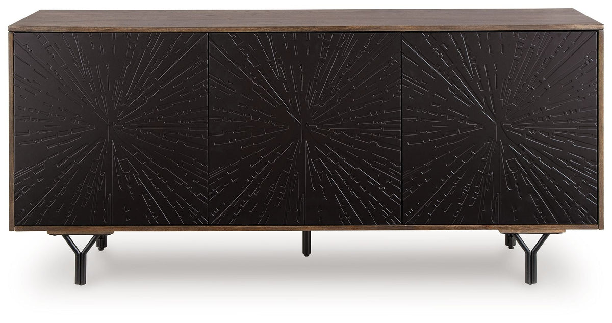 Lavinmont - Accent Cabinet - Multi Brown by Unique Piece Furniture