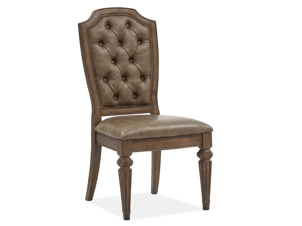 Durango - Wood Dining Side Chair With Upholstered Seat and Back (Set of 2) - Willadeene Brown by Unique Piece Furniture