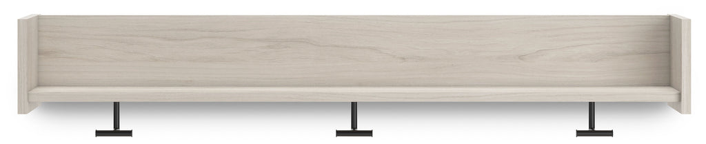 Socalle - Wall Mounted Coat Rack w/Shelf - Light Natural by Unique Piece Furniture