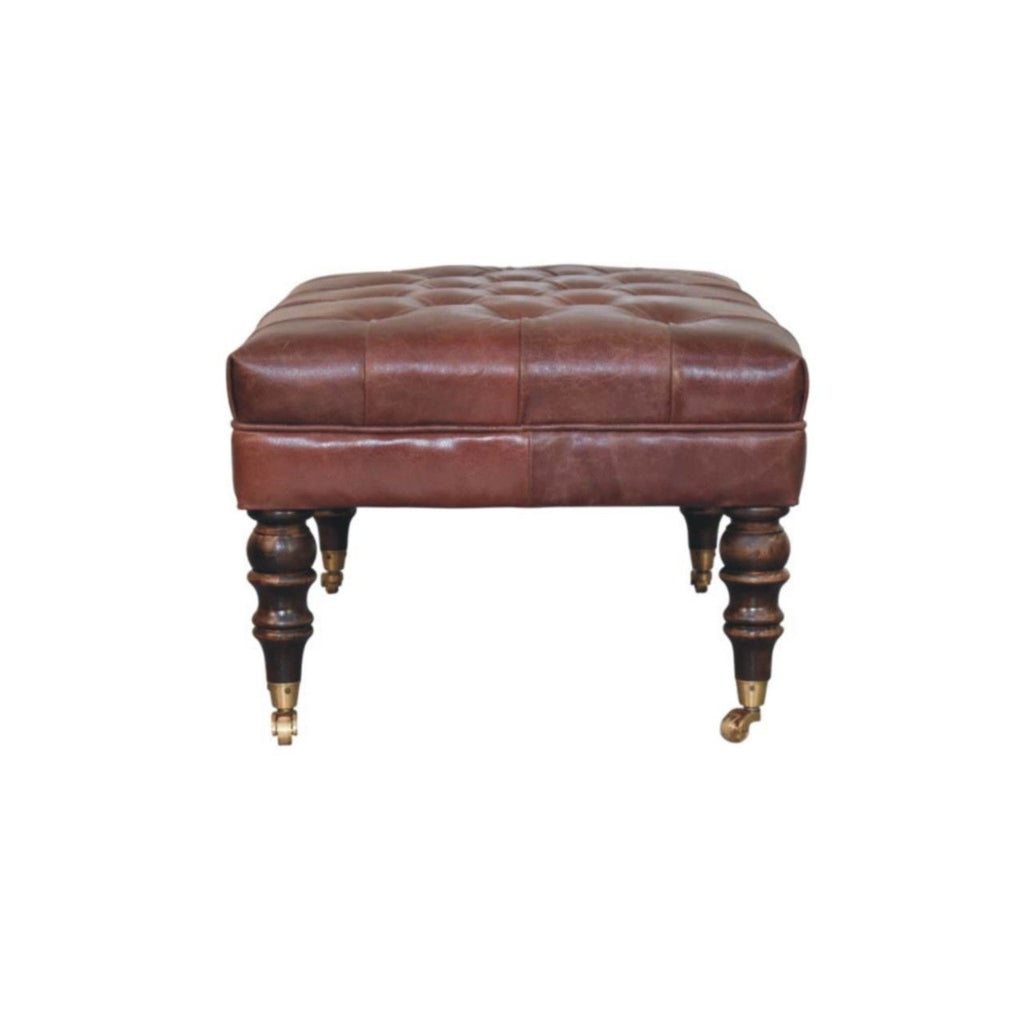 Buffalo - Ottoman With Castor Legs by Unique Piece Furniture