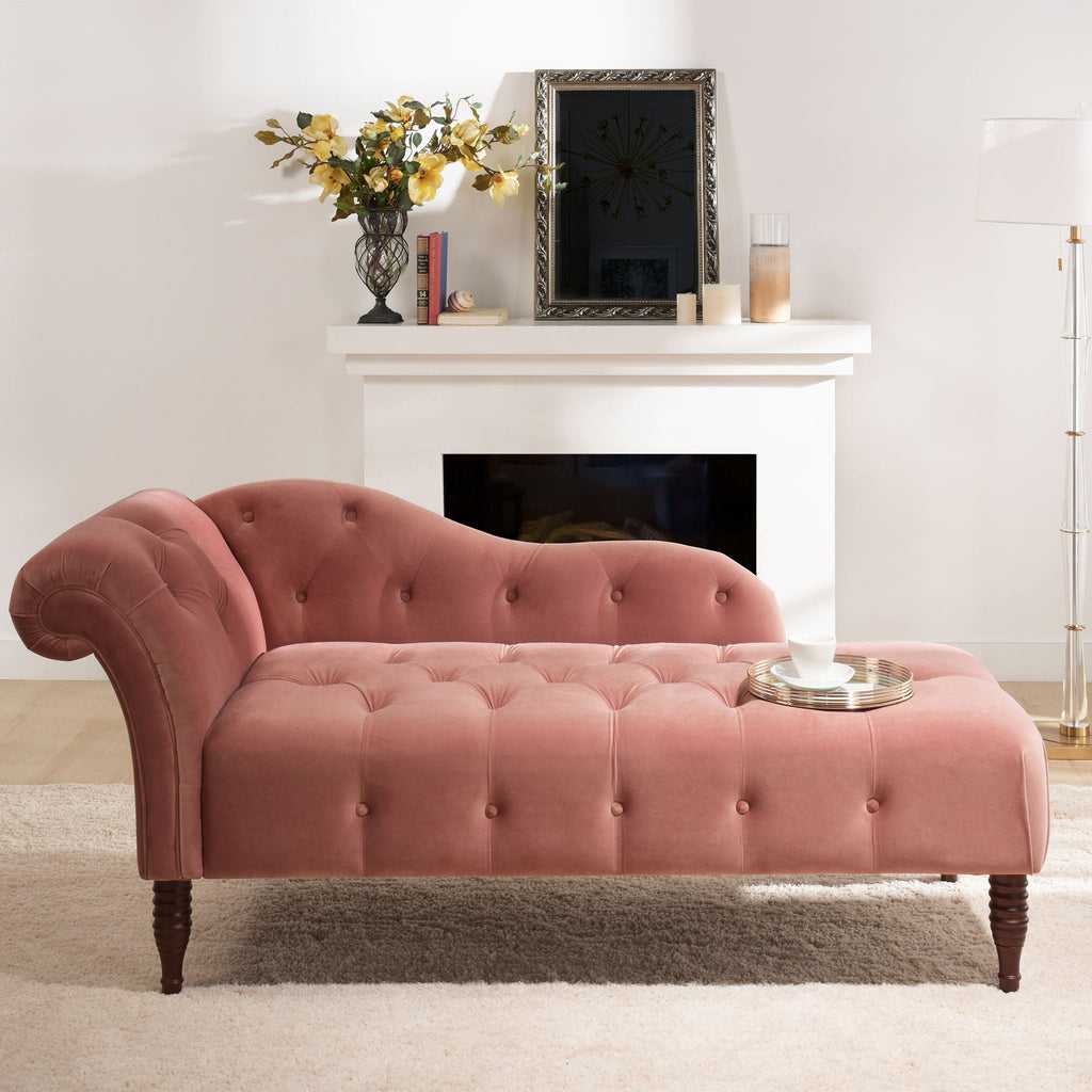 Samuel - Tufted Roll Arm Chaise Lounge by Unique Piece Furniture
