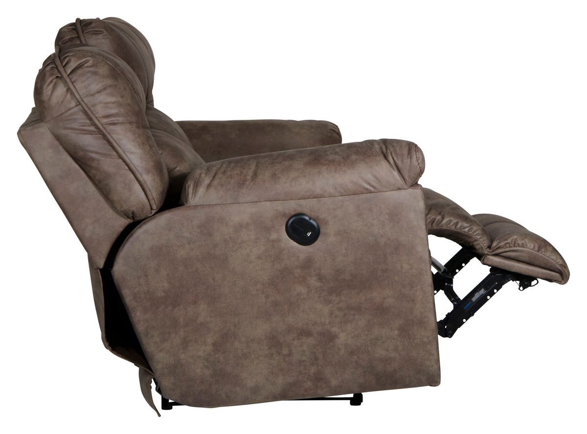 Hollins - Power Reclining Loveseat - Coffee by Unique Piece Furniture