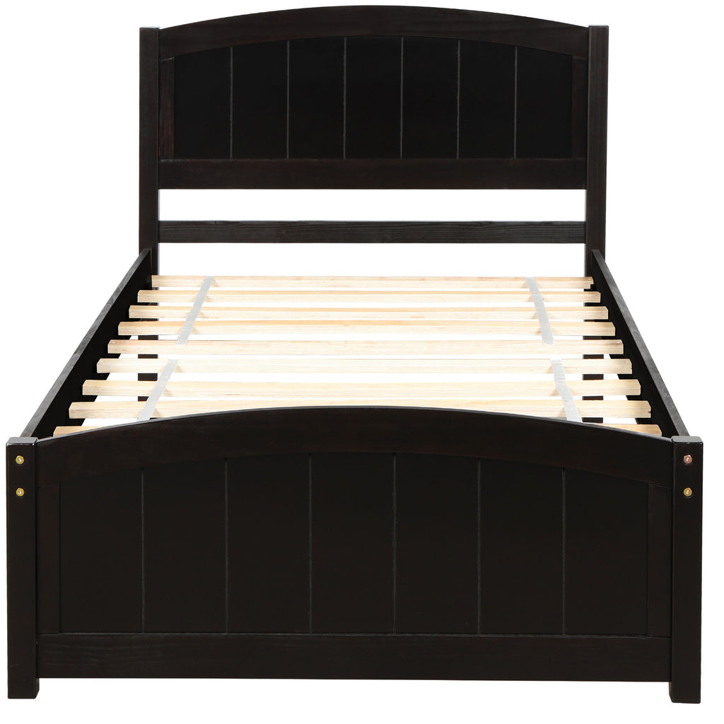 Platform Bed & Headboard, Footboard And Wood Slat Support by Unique Piece Furniture