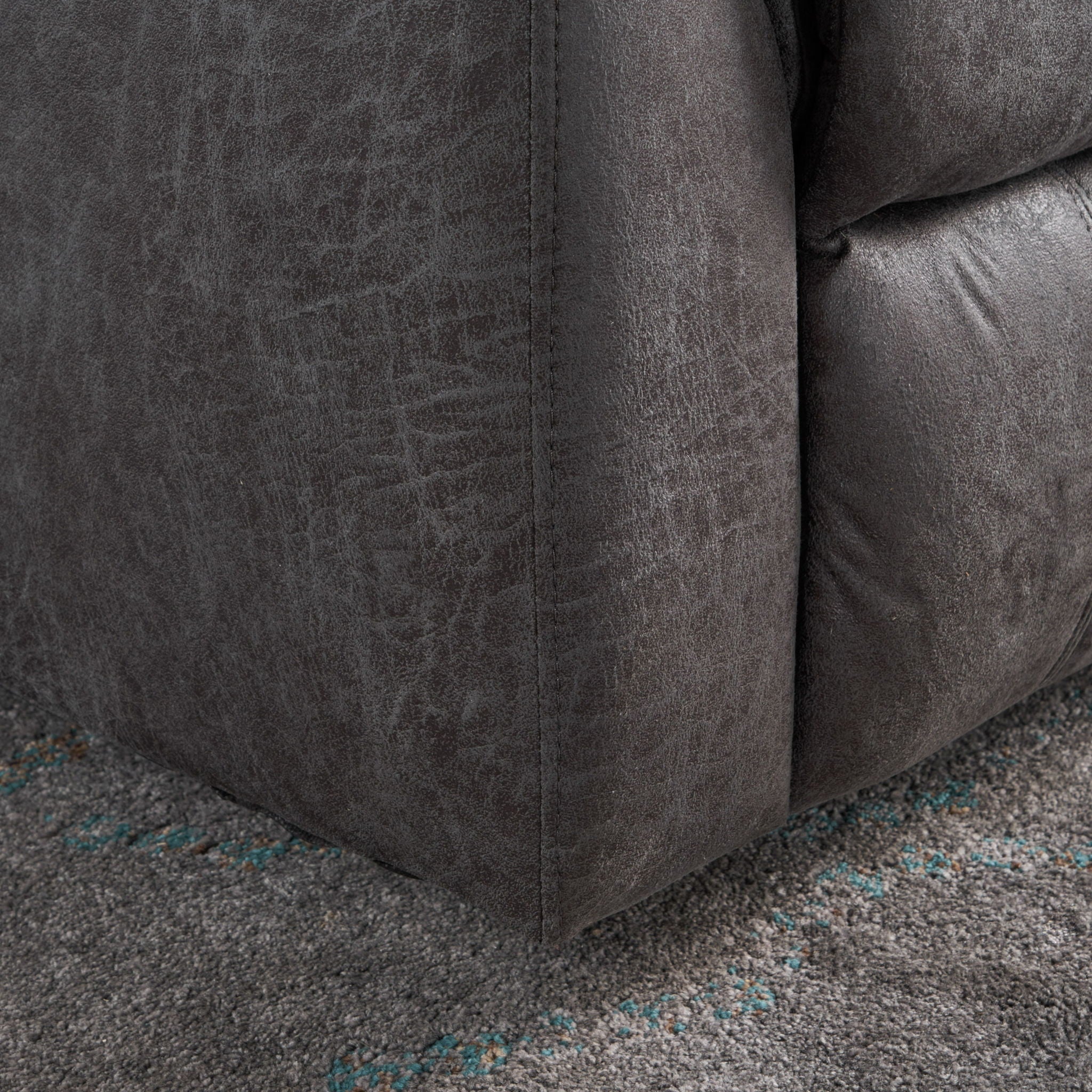 Contemporary Glider Recliner With Swivel Function by Unique Piece Furniture