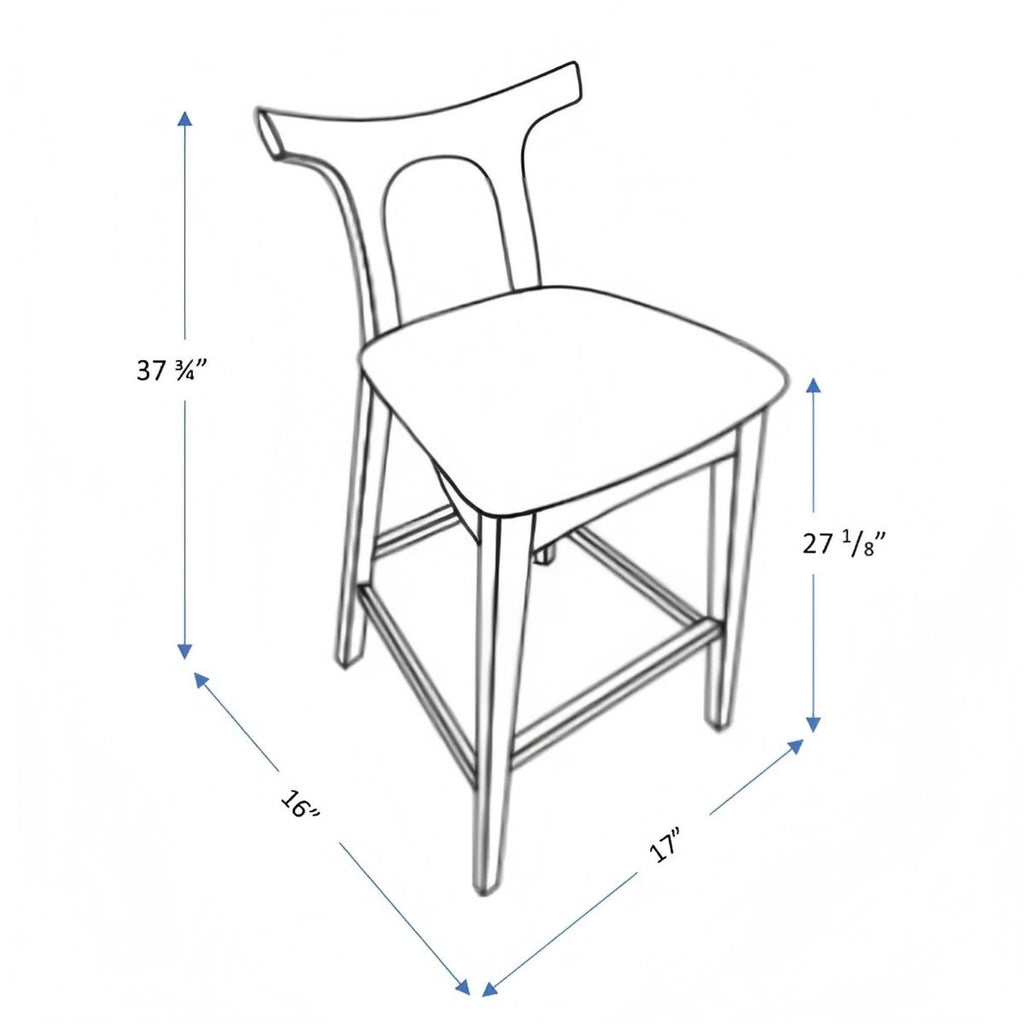 Hester - Upholstered, Square Bar Chair (Set of 2) by Unique Piece Furniture