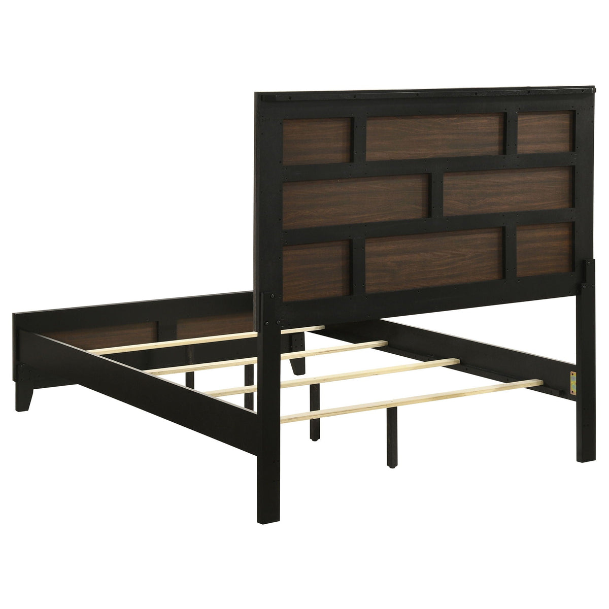 Watson Wood Full Panel Bed Grey Oak by Unique Piece Furniture