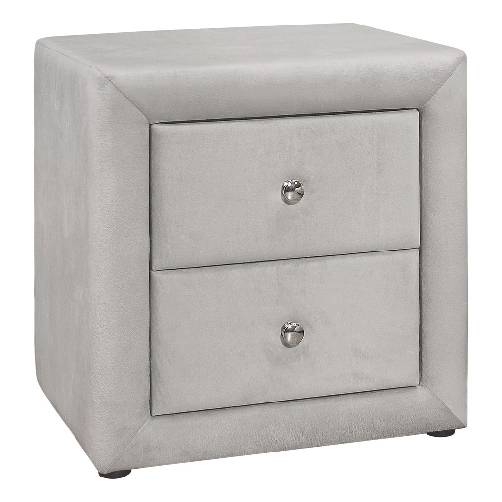 Nightstand, Storage Drawer Versatile Use, Upholstered, Transitional by Unique Piece Furniture