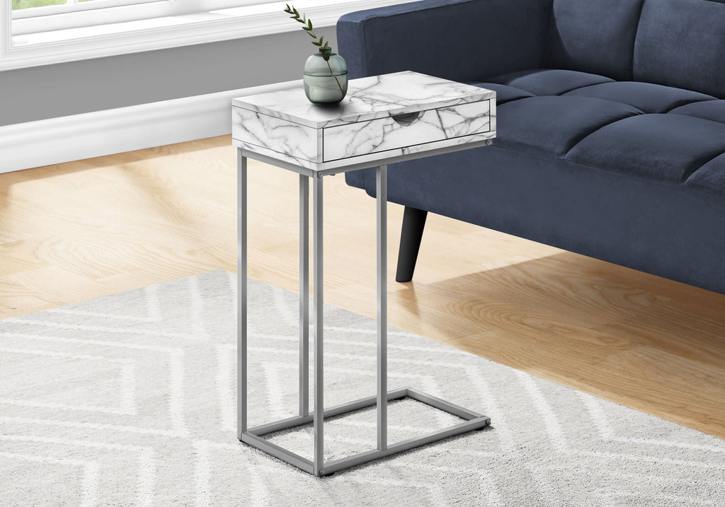 Accent Table, C - Shaped Contemporary & Modern Design by Unique Piece Furniture