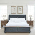Sleigh Bed & USB Ports by Unique Piece Furniture