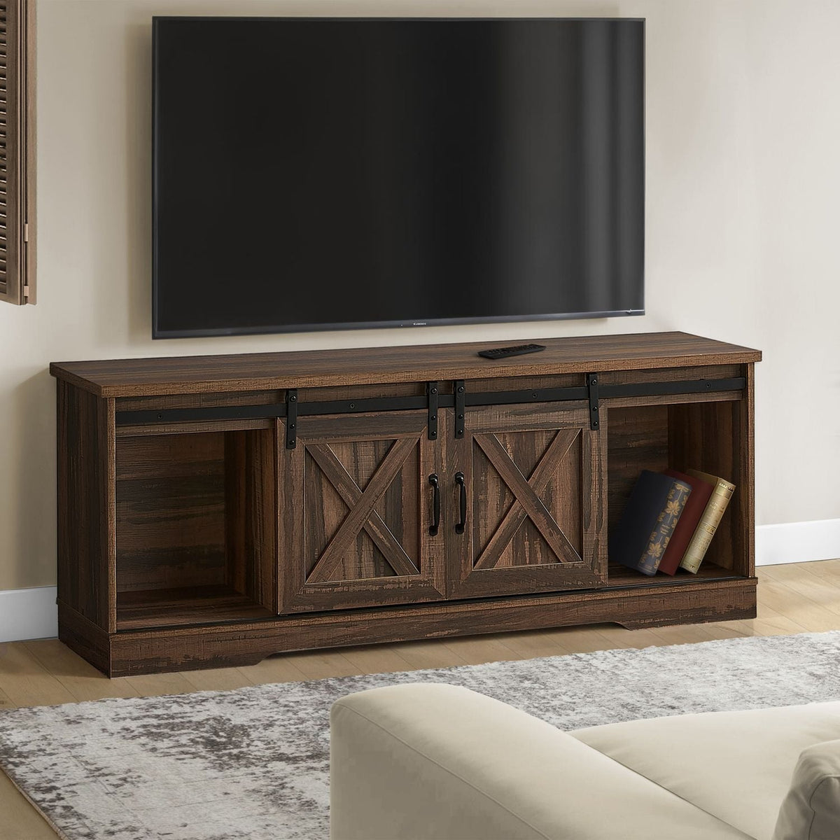TV Stand, Console Media Entertainment Center, Storage Cabinet, Transitional by Unique Piece Furniture