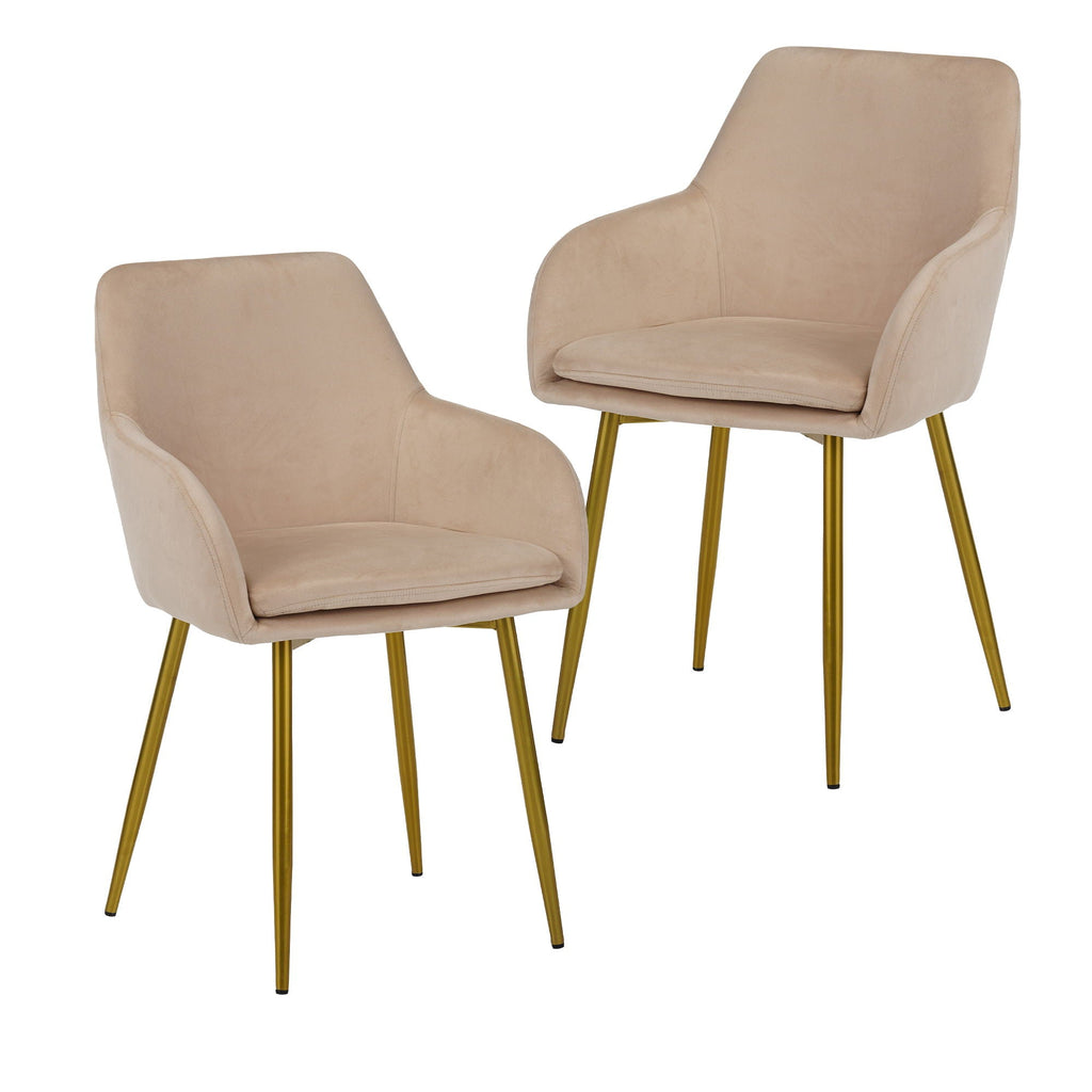Dining Chair Set For Dining Rooms (Set of 2) - Beige by Unique Piece Furniture