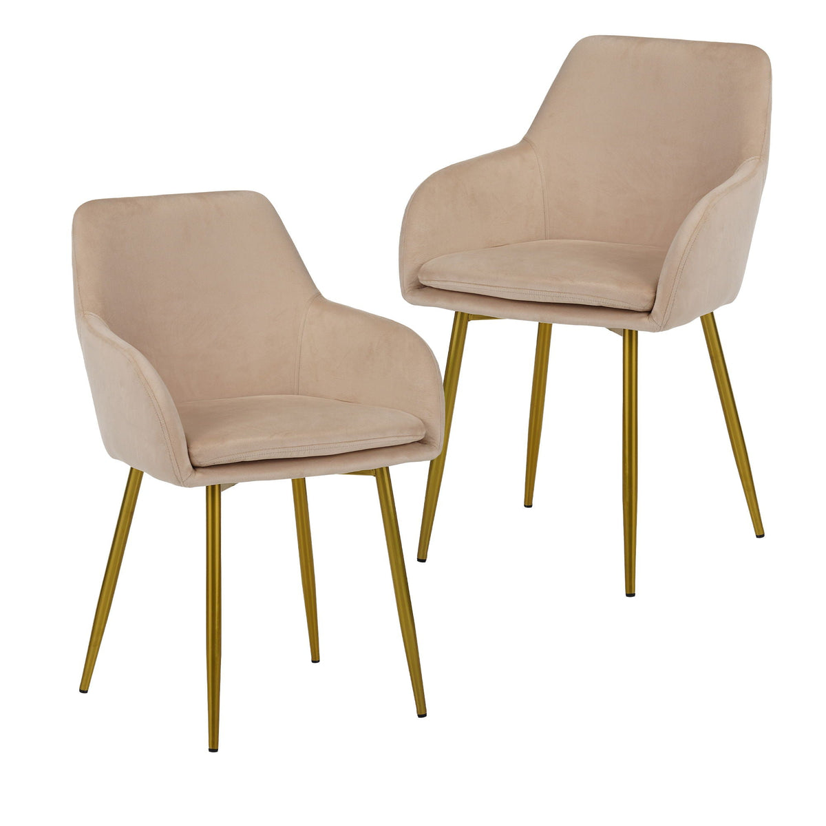 Dining Chair Set For Dining Rooms (Set of 2) - Beige by Unique Piece Furniture
