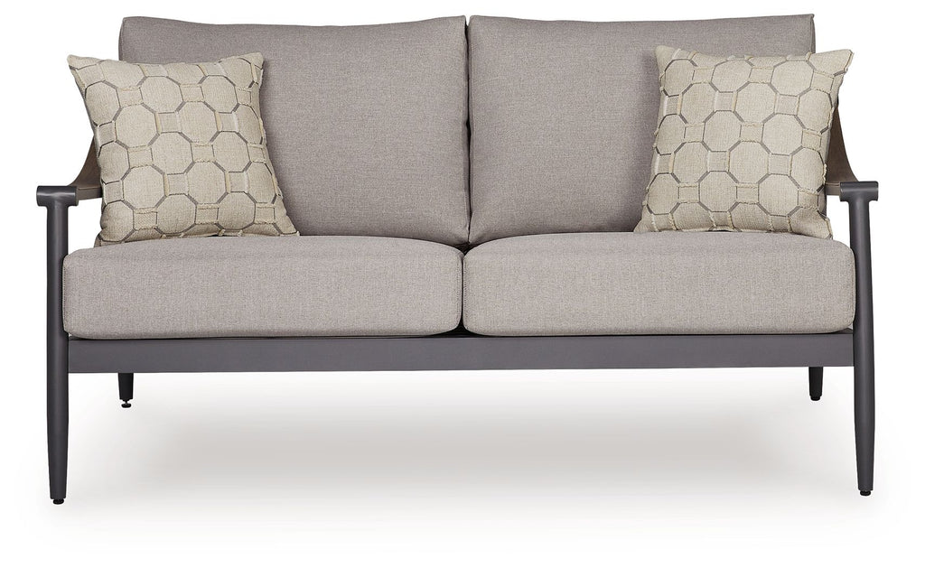 Ocean Beach - Loveseat With Cushion - Gray by Unique Piece Furniture