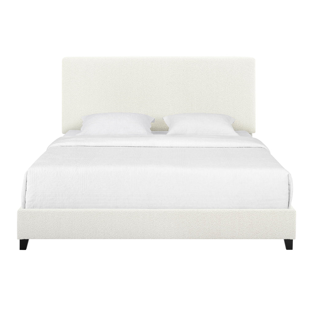 Platform Bed & Upholstered Headboard by Unique Piece Furniture