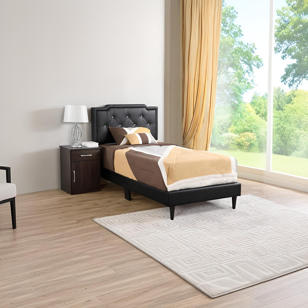 Button Tufted Bed Charming For Cozy Spaces by Unique Piece Furniture