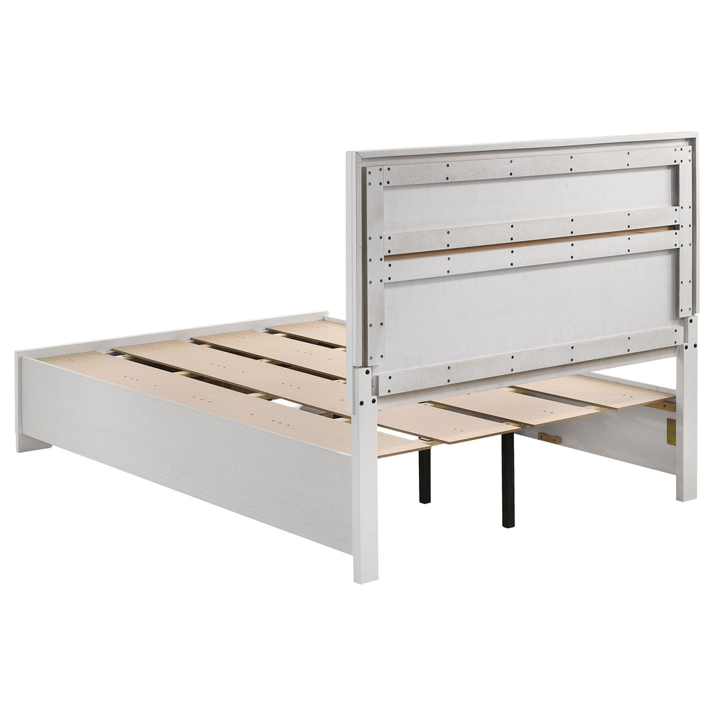 Miranda 51-inch Wood Full Storage Panel Bed White by Unique Piece Furniture