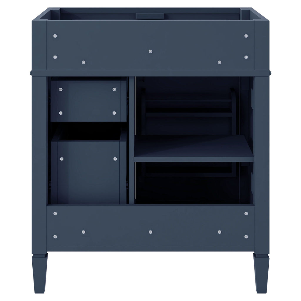 Bathroom Vanity With 2 Drawers And Tip-Out Drawer, Storage Cabinet by Unique Piece Furniture