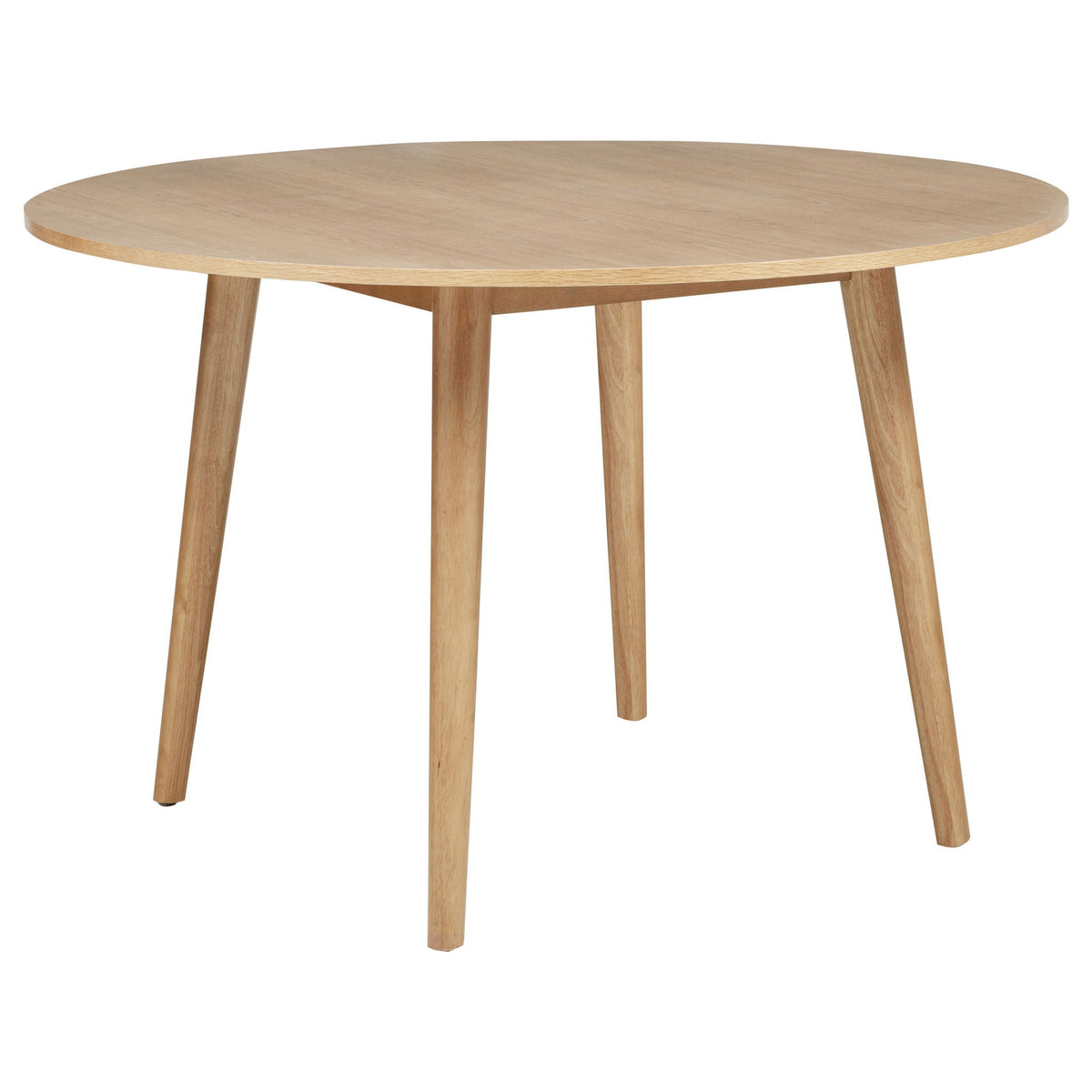 Andrews 5-piece Round Dining Table Set Light Ash and Black by Unique Piece Furniture